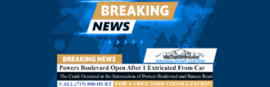 [07-10-26] Southbound Powers Boulevard Open After 1 Party Extricated From Trapped Car