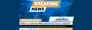 [11-14-25] Rollover at Stetson Hills and Powers Leaves 2 Injured; Hazmat on Scene for Small Fuel Leak